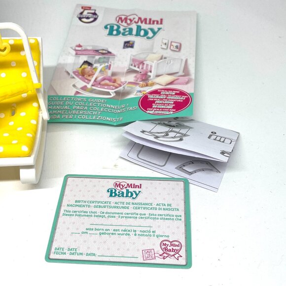 New Opened Zuru My Mini Baby Surprise Ball-Yellow with Rocker - Picture 7 of 8